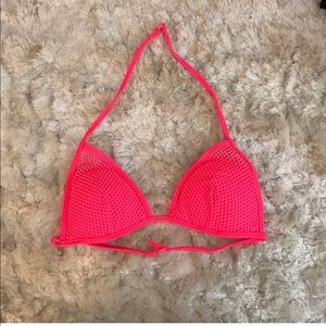 NWOT Victoria Secret hot pink bikini top
